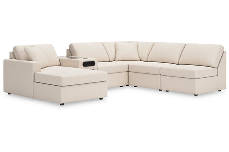 Modmax Oyster 6-Piece Sectional with Chaise from Ashley - Luna Furniture