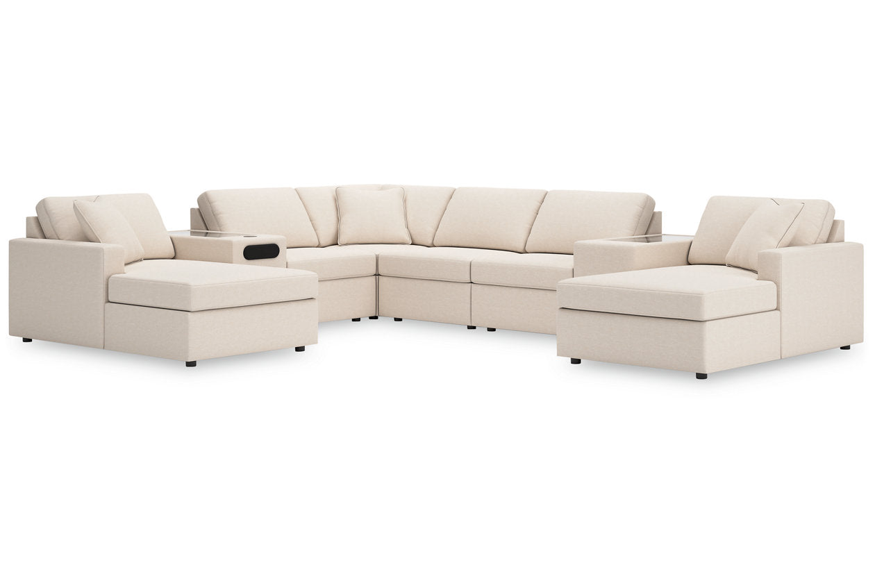 Modmax Oyster 8-Piece Sectional with Chaise from Ashley - Luna Furniture
