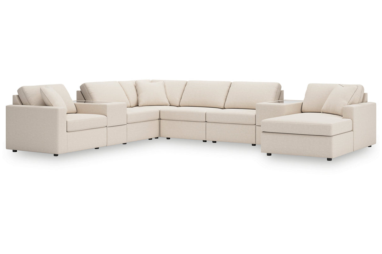 Modmax Oyster 8-Piece Sectional with Chaise from Ashley - Luna Furniture