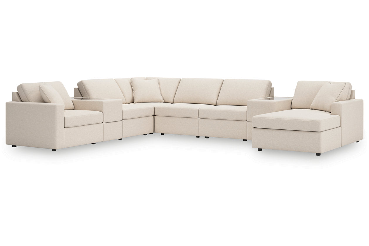 Modmax Oyster 8-Piece Sectional with Chaise from Ashley - Luna Furniture