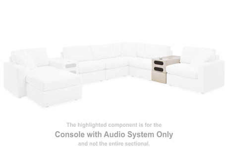 Modmax Oyster Console with Audio System from Ashley - Luna Furniture