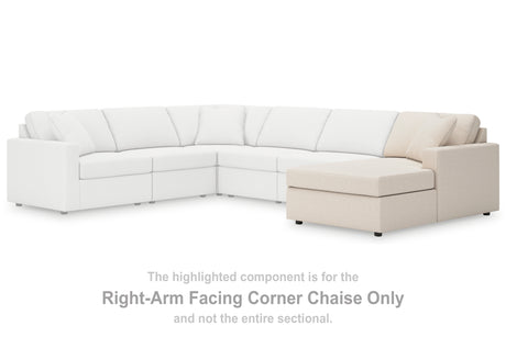 Modmax Oyster Right-Arm Facing Corner Chaise from Ashley - Luna Furniture