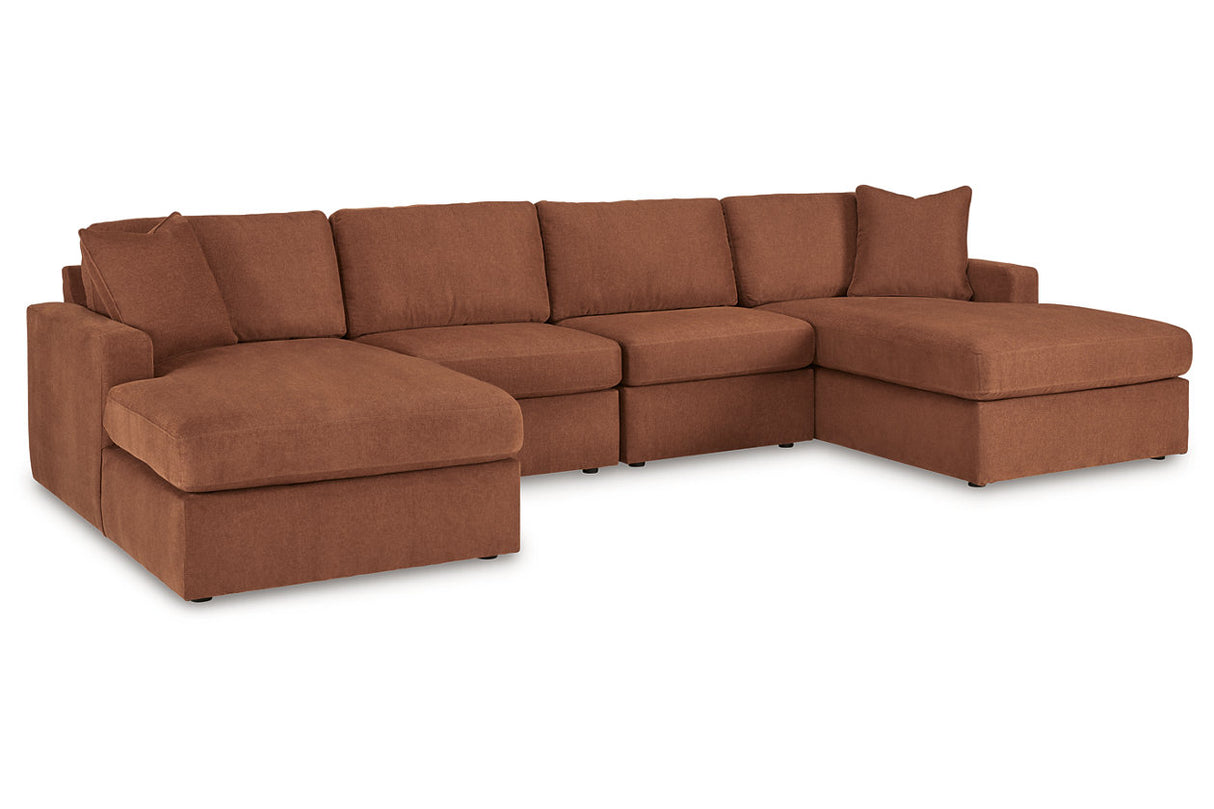 Modmax Spice 4-Piece Sectional with Chaise from Ashley Furniture - Luna Furniture