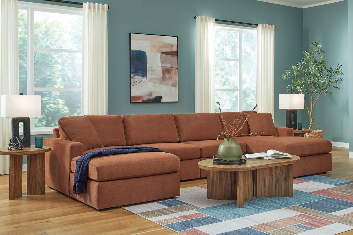 Modmax Spice 4-Piece Sectional with Chaise from Ashley Furniture - Luna Furniture