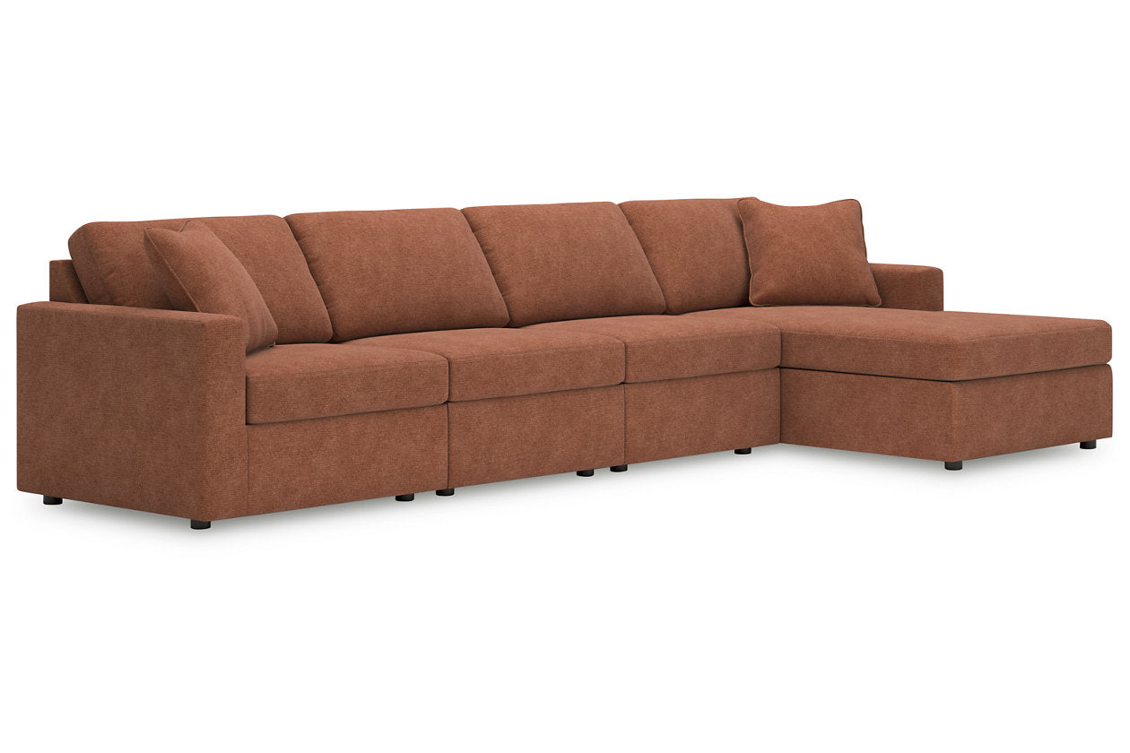 Modmax Spice 4-Piece Sectional with Chaise from Ashley Furniture - Luna Furniture