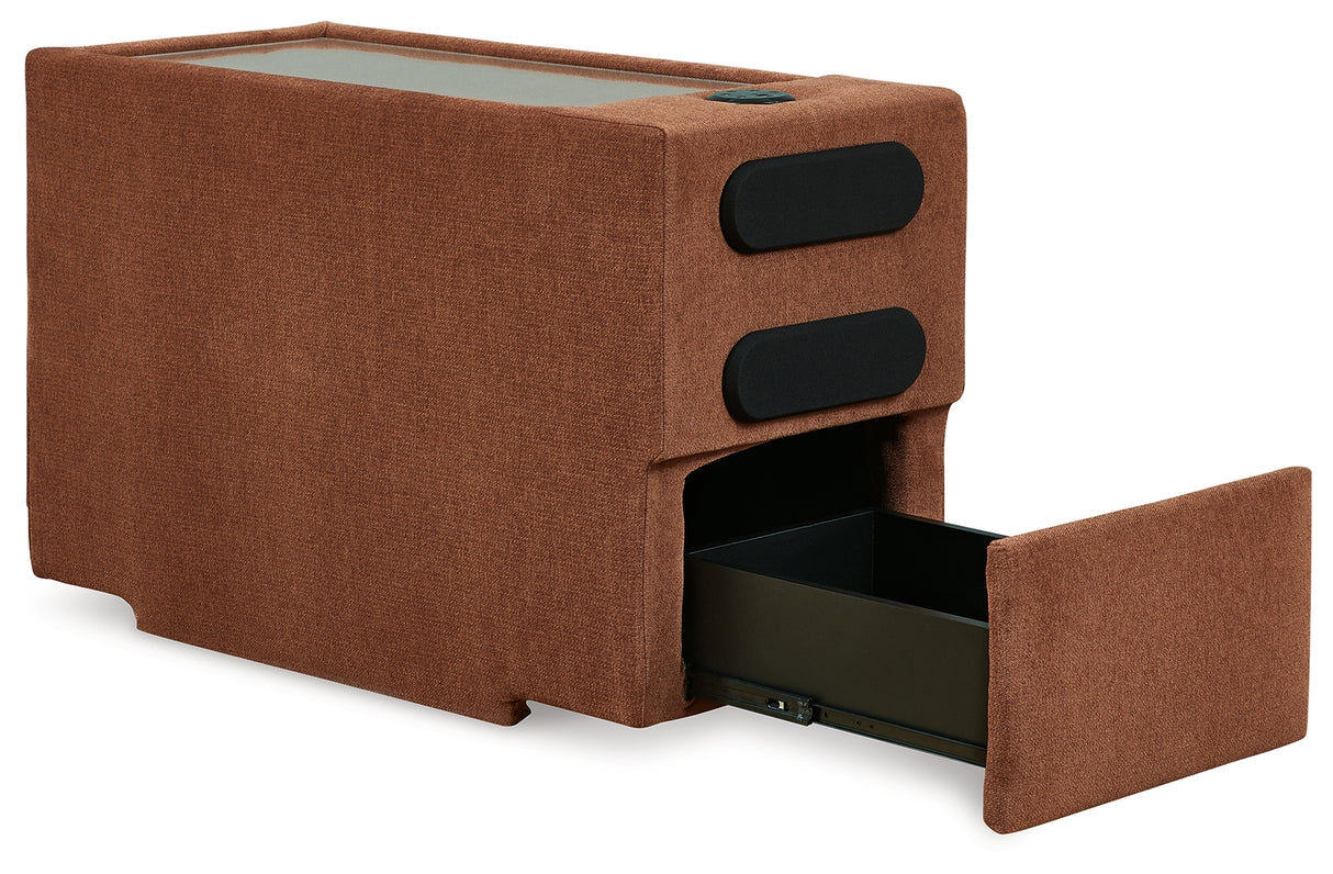 Modmax Spice 5 Piece Sectional with Audio Console from Ashley - Luna Furniture
