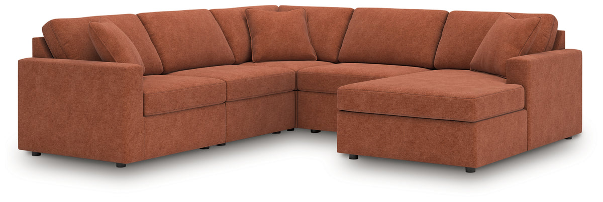 Ashley Modmax Spice 5-Piece Sectional with Chaise – Luna Furniture