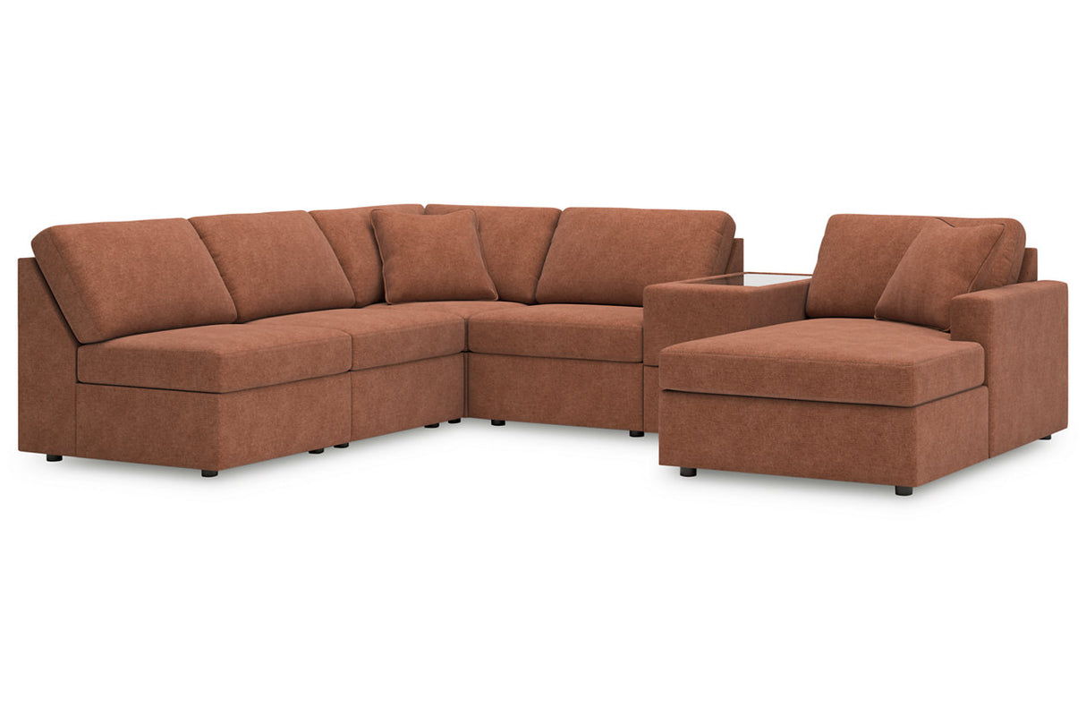 Modmax Spice 6-Piece Sectional with Chaise from Ashley Furniture - Luna Furniture