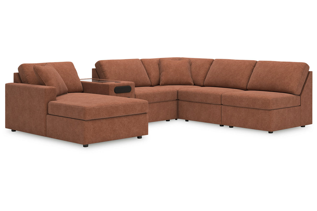 Modmax Spice 6-Piece Sectional with Chaise from Ashley Furniture - Luna Furniture