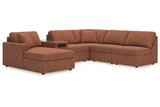 Modmax Spice 6-Piece Sectional with Chaise from Ashley Furniture - Luna Furniture