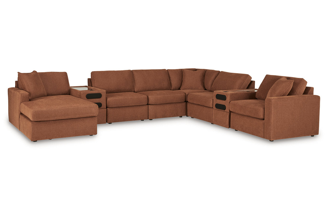 Modmax Spice 8-Piece Sectional with Audio System and Chaise from Ashley - Luna Furniture