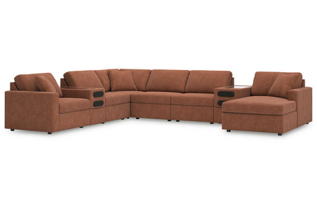 Modmax Spice 8-Piece Sectional with Audio System and Chaise from Ashley - Luna Furniture