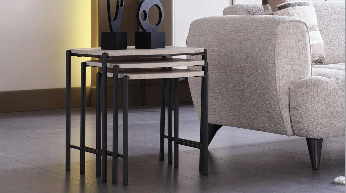 Mona Niva Beige Accent Chair from Bellona - Luna Furniture
