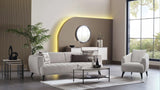 Mona Niva Beige Accent Chair from Bellona - Luna Furniture