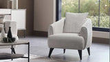 Mona Niva Beige Accent Chair from Bellona - Luna Furniture