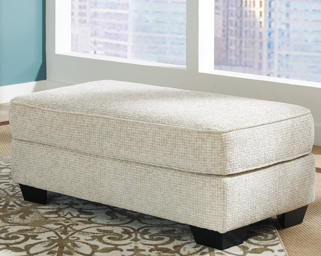 Monaghan Sandstone Ottoman from Ashley - Luna Furniture