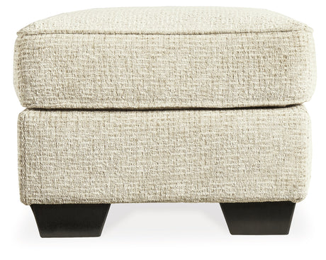 Monaghan Sandstone Ottoman from Ashley - Luna Furniture