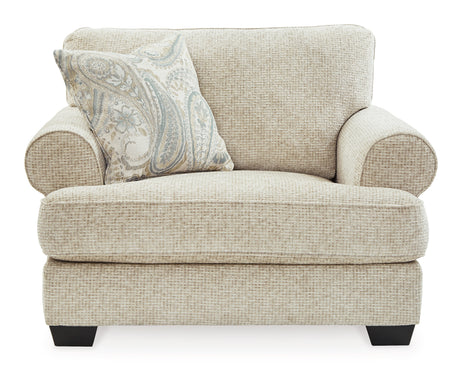 Monaghan Sandstone Oversized Chair from Ashley - Luna Furniture
