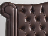 Monalisa Queen Storage Bed With Headboard in Brown from Furnia - Luna Furniture