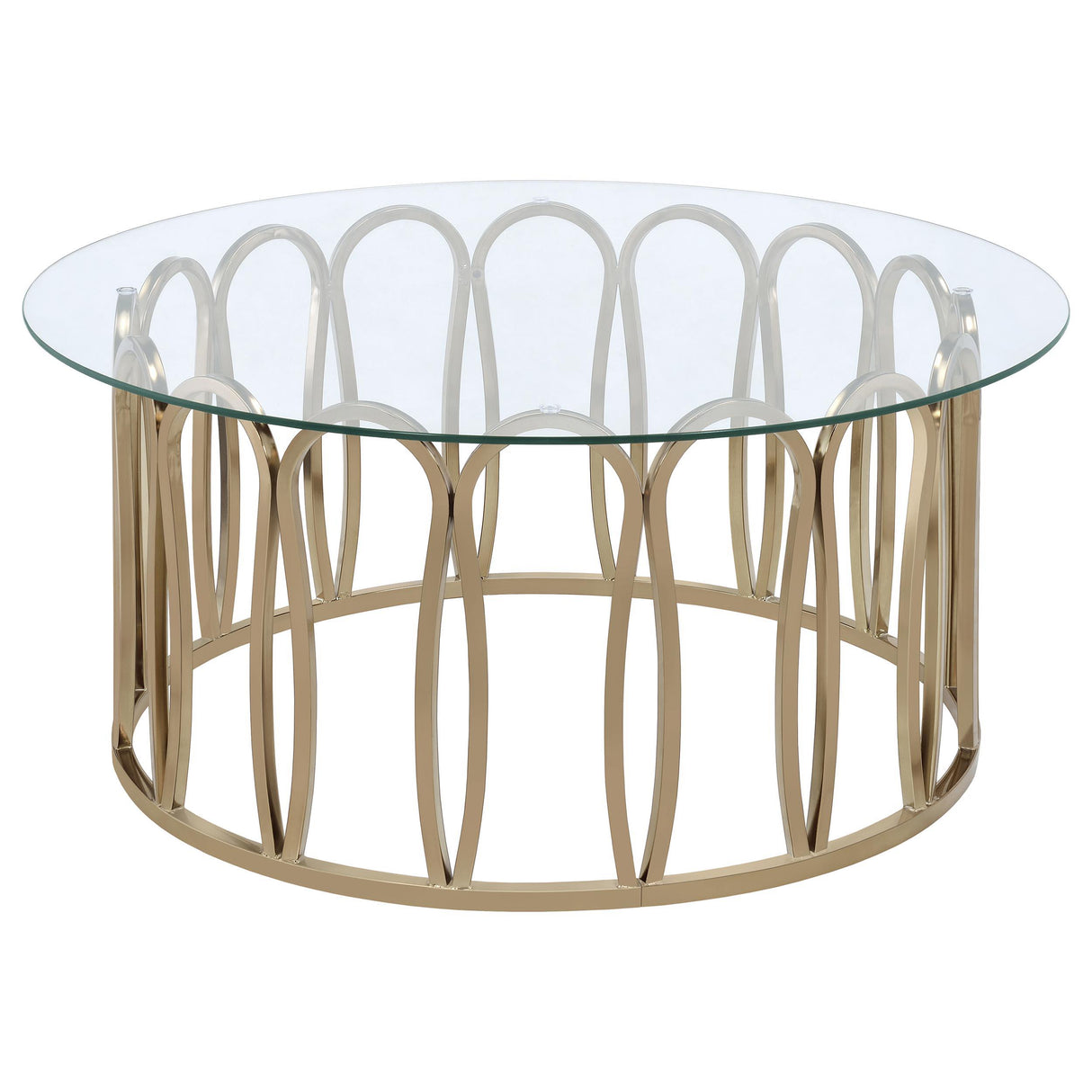 Monett Chocolate Chrome 2-Piece Coffee and End Table Set from Coaster - Luna Furniture