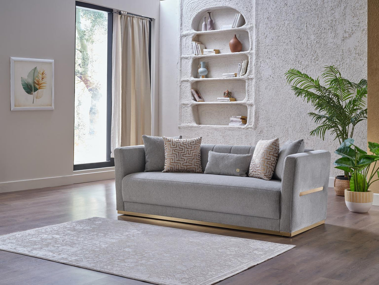 Monroe Merit Gray Sleeper Sofa from Bellona - Luna Furniture
