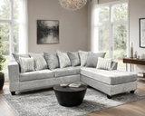 Monroe Stone RAF Sectional from Happy Homes - Luna Furniture