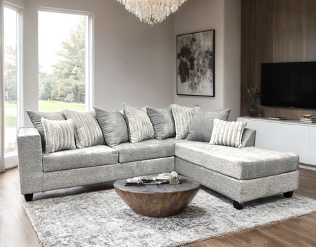 Monroe Stone RAF Sectional from Happy Homes - Luna Furniture