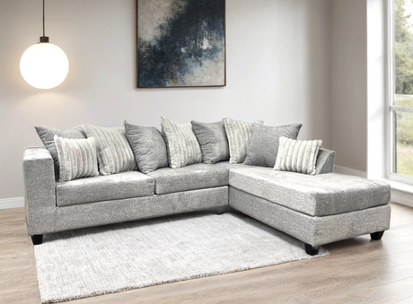 Monroe Stone RAF Sectional from Happy Homes - Luna Furniture