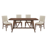 Monroe Walnut 71" Dining Set from Homelegance - Luna Furniture
