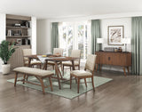 Monroe Walnut 71" Dining Table from Homelegance - Luna Furniture