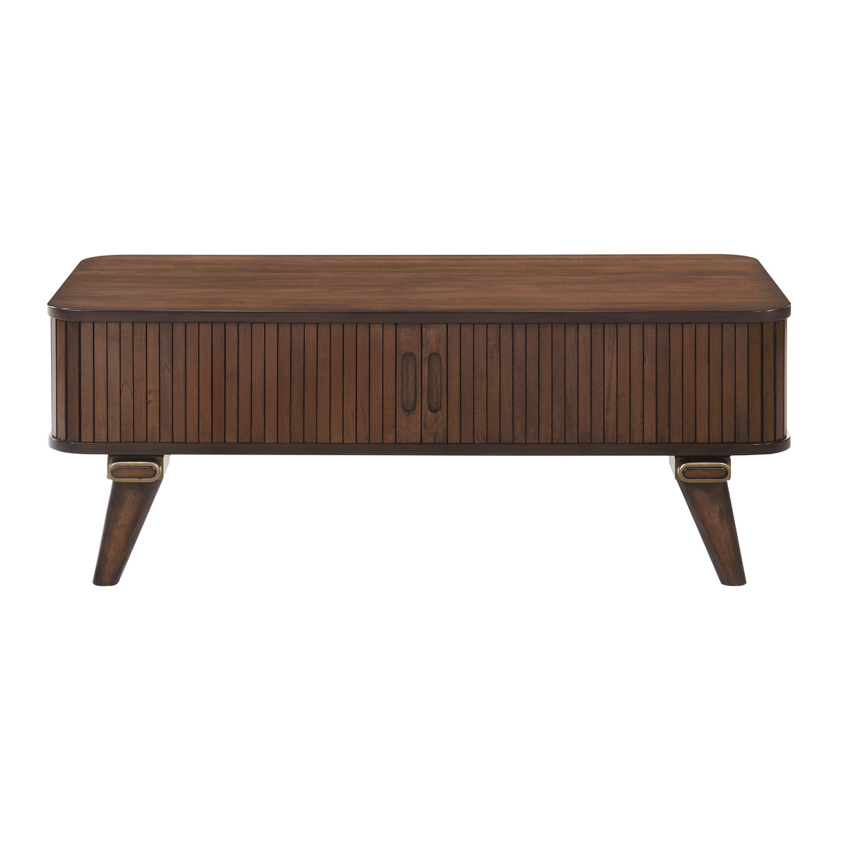 Monroe Walnut Cocktail Table from Homelegance - Luna Furniture