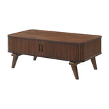 Monroe Walnut Cocktail Table from Homelegance - Luna Furniture