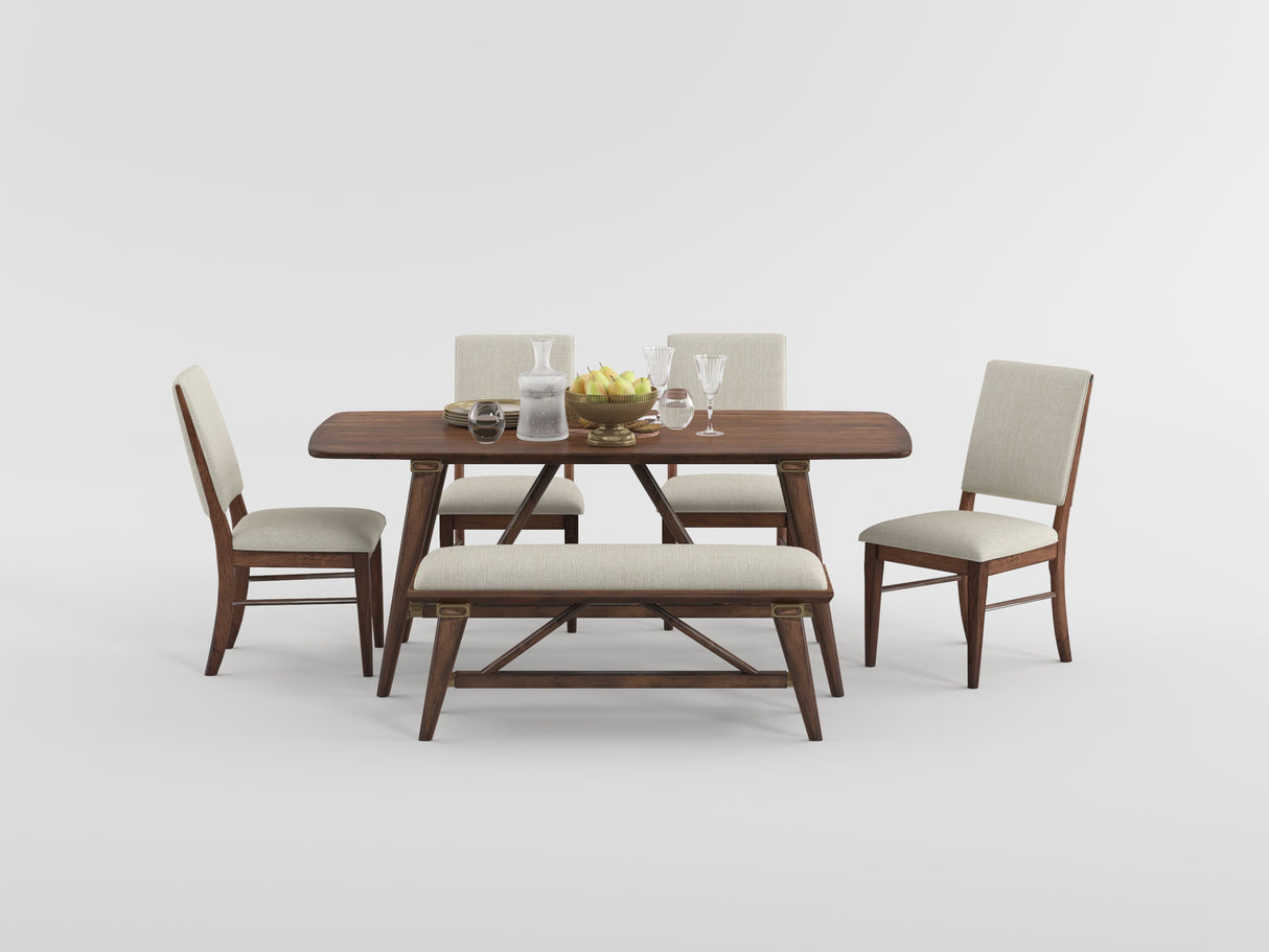 Monroe Walnut Dining Table from Homelegance - Luna Furniture