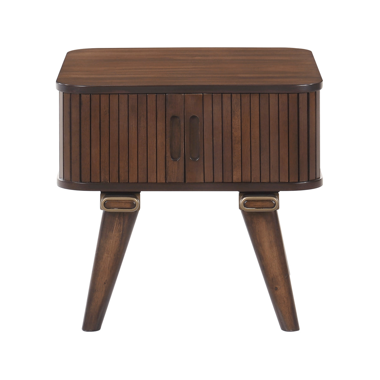 Monroe Walnut End Table from Homelegance - Luna Furniture