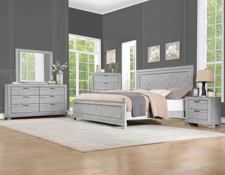 Montana Matte Gray Bedroom Set from Steve Silver - Luna Furniture