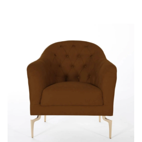 Montego Dark Brick Accent Chair from Bellona - Luna Furniture