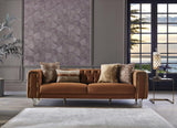 Montego Dark Brick Loveseat from Bellona - Luna Furniture