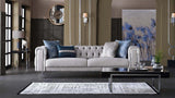 Montego Light Gray Loveseat from Bellona - Luna Furniture