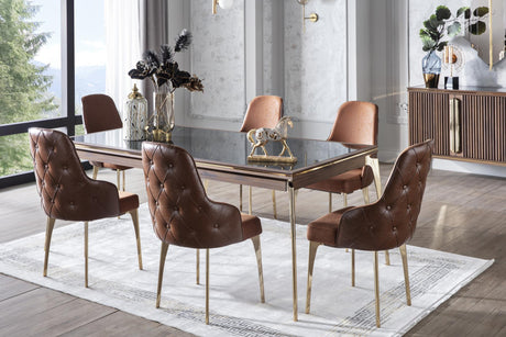 Montego Walnut/Carlino Marble Console/Buffet (Only Buffet) from Bellona - Luna Furniture