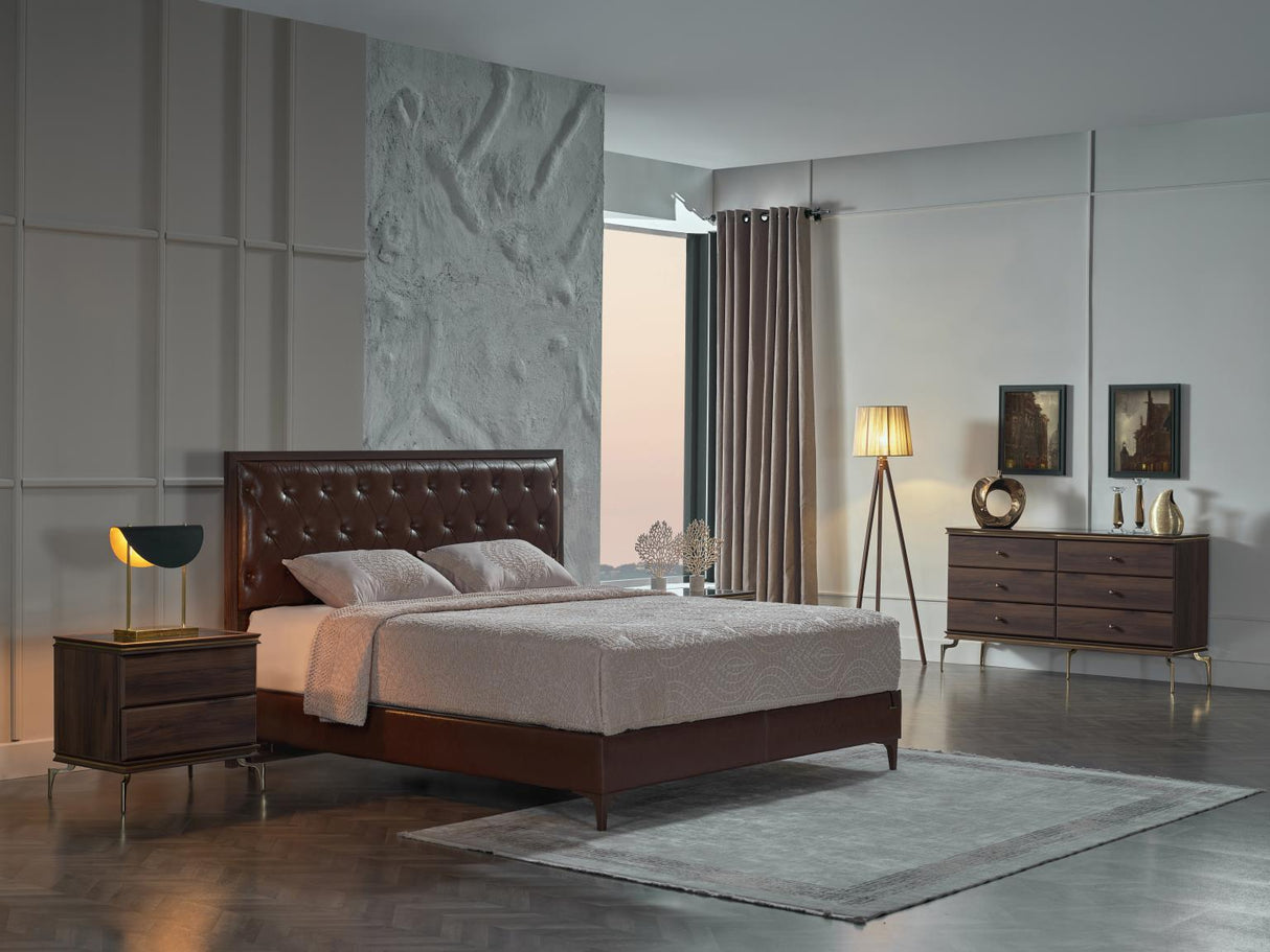 Montego Walnut Nightstand from Bellona - Luna Furniture