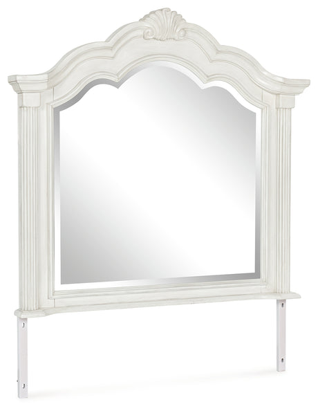 Montelaine Antique White Bedroom Mirror (Mirror Only) from Ashley - Luna Furniture