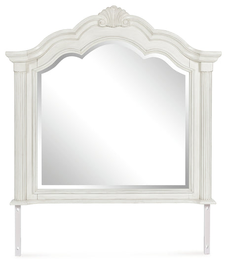 Montelaine Antique White Bedroom Mirror (Mirror Only) from Ashley - Luna Furniture