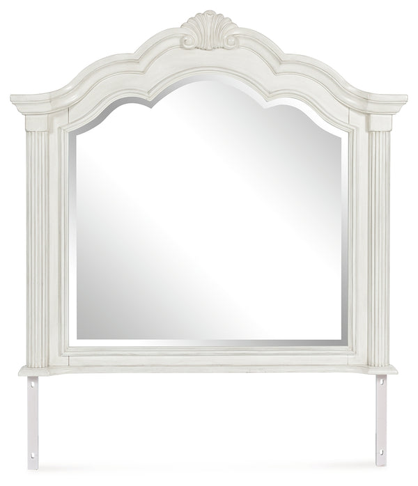 Montelaine Antique White Bedroom Mirror (Mirror Only)