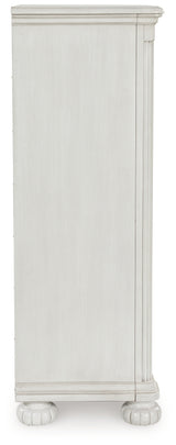 Montelaine Antique White Chest of Drawers from Ashley - Luna Furniture