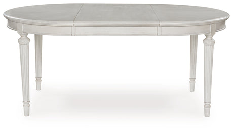 Montelaine Antique White Dining Extension Table from Ashley - Luna Furniture