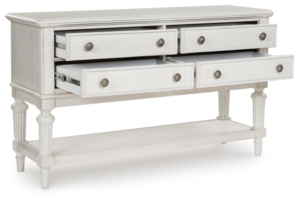 Montelaine Antique White Dining Server from Ashley - Luna Furniture