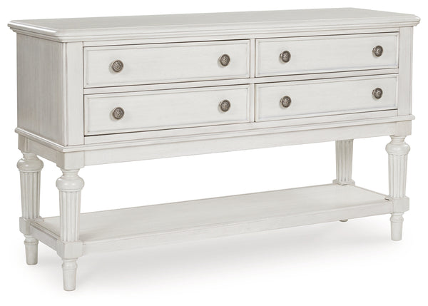 Montelaine Antique White Dining Server