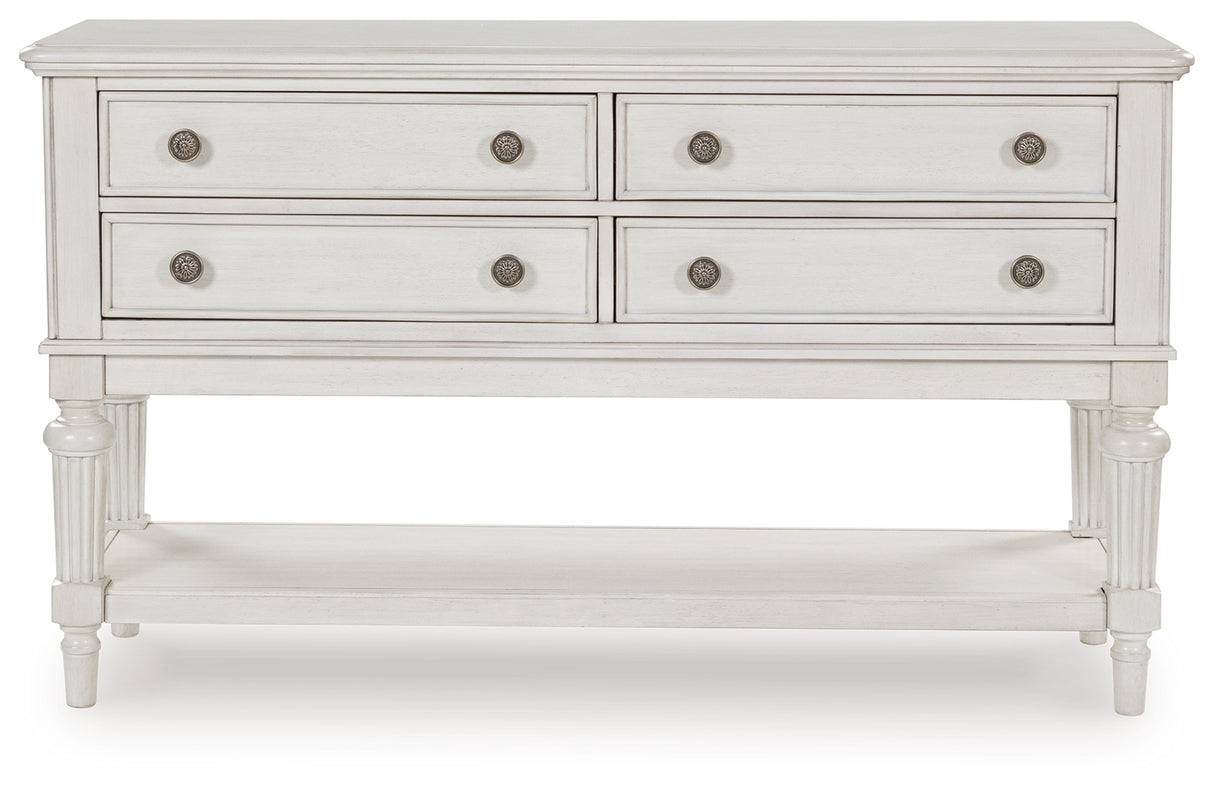 Montelaine Antique White Dining Server from Ashley - Luna Furniture