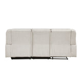 Monterey Beige Chenille Reclining Sectional with Right Chaise from Homelegance - Luna Furniture