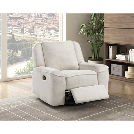 Monterey Beige Swivel Reclining Chair from Homelegance - Luna Furniture
